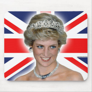 Tapis De Souris Princesse Diana Union Jack de HRH