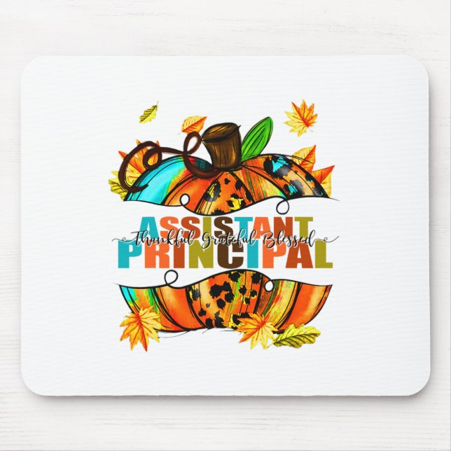 Tapis De Souris Principal Istant Merci Grateful Blessé Automne (Devant)