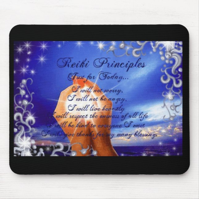 Tapis De Souris Principes de Reiki (Devant)