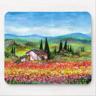 Tapis De Souris PRINTEMPS EN TOSCANE - Customisé