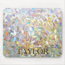 Tapis De Souris Prismatic Stained Glass Effect - Rainbow Prismatic