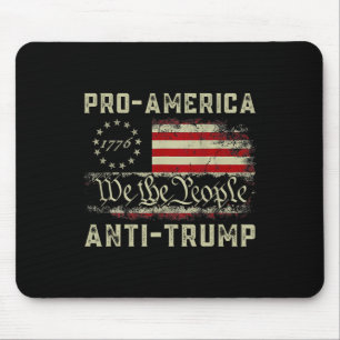 Tapis De Souris Pro-amérique Anti-trump Nous Le Peuple Anti Trump