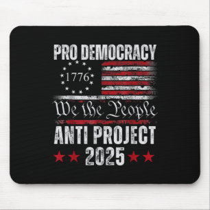 Tapis De Souris Pro Democracy Anti Project 2025 Stop Project 2025