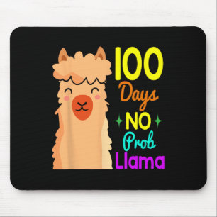 Tapis De Souris Probllama 100 Jours D'École Mignonne 100E Jour Gar