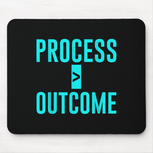 Tapis De Souris Process Greater Than Outcome Growth Mindset Motiva (Devant)