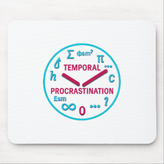 Tapis De Souris Procrastination temporelle Physique & Math Souris 