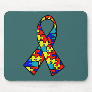 Tapis De Souris Produits de ruban de casse-tête de sensibilisation