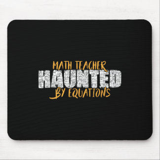 Tapis De Souris Prof de maths Amateur de maths effrayant Halloween