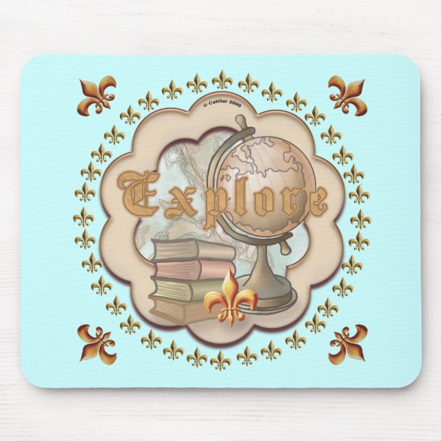 Tapis De Souris Professeur à l'école (Devant)