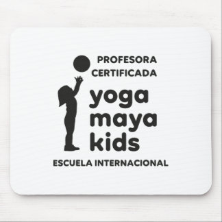 Tapis De Souris Professeur certifié Yoga Maya Kids, Uni-adulte, Éd