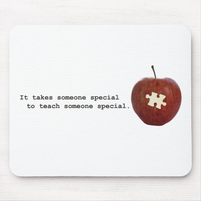 Tapis De Souris Professeur d'autisme (Devant)