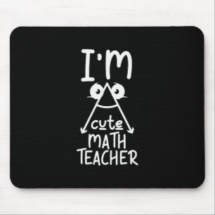 Tapis De Souris Professeur de mathématiques Je suis enseignant de