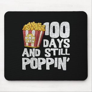 Tapis De Souris Professeur École Étudiant Popcorn 100 Jours De L'É