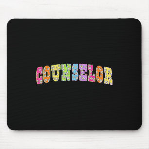 Tapis De Souris Professeur Floral À Scho, Conseiller Scolaire