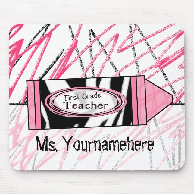 Tapis De Souris Professeur Mousepad - crayon de première catégorie (Devant)