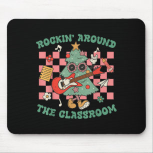 Tapis De Souris Professeur Noël Rockin' Around The Clroom Hommes F