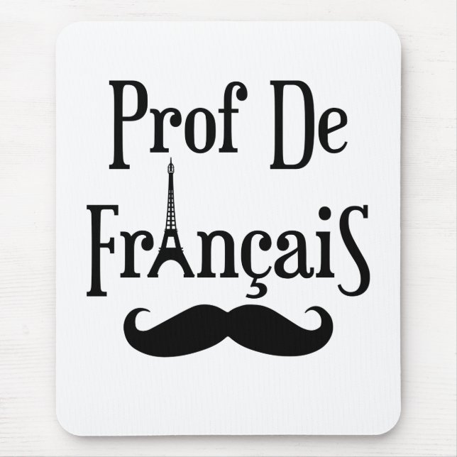 Tapis De Souris Professeur Prof. de Français (Devant)
