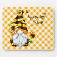 Profitez des petites choses Gnome tournesol