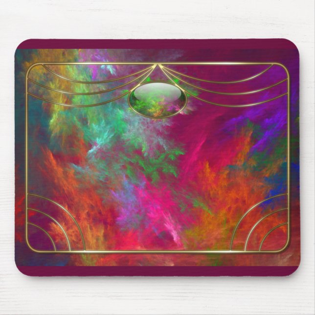 Tapis De Souris Profondeurs de corail Mousepad (Devant)
