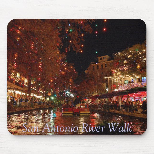 Tapis De Souris Promenade de rivière de San Antonio (Devant)