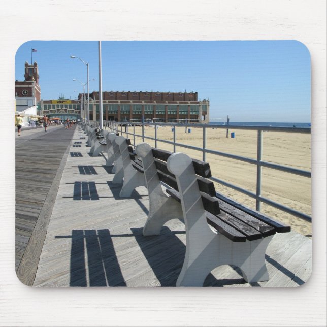 Tapis De Souris Promenade du parc NJ d'Asbury (Devant)