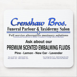Tapis De Souris Promo de fluides de Crenshaw Bros parfumés