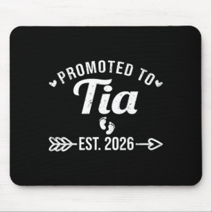 Tapis De Souris Promu tia est 2026 tante espagnole drôle
