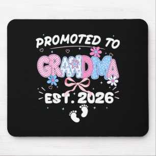 Tapis De Souris Promue grand-mère dès 2026 Nouvelle grand-mère