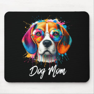 Tapis De Souris Propriétaires de beagle cool hommes maman chien po