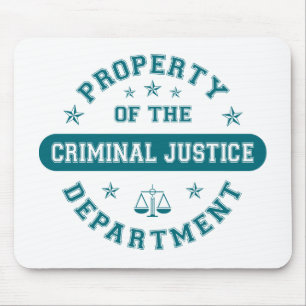 Tapis De Souris Propriété des services judiciaires criminels