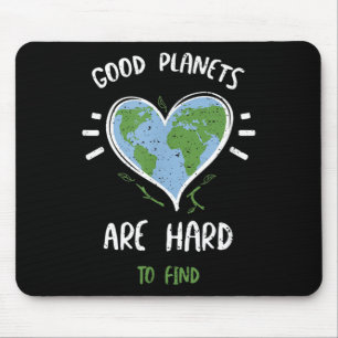 Tapis De Souris Protection de l'environnement_ Les Bonnes Planètes