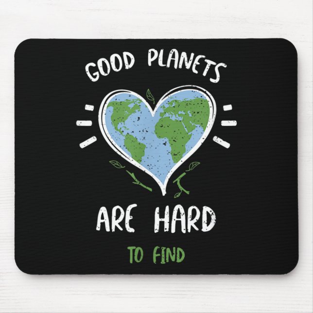 Tapis De Souris Protection de l'environnement_ Les Bonnes Planètes (Devant)