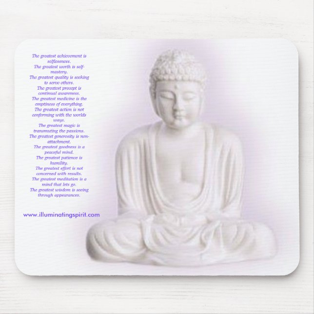 Tapis De Souris Protection d'inspiration de Bouddha (Devant)