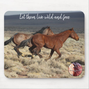 Tapis De Souris Protéger nos chevaux sauvages