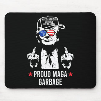 Tapis De Souris Proud Mega Garbyge Trump Make American Garbyge Gre