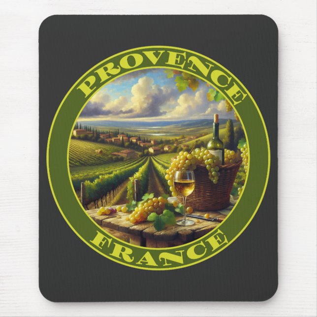 Tapis De Souris Provence France Pays des Vins (Devant)