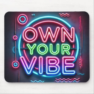 Tapis De Souris Prown Your Vibe - Neon Mouse Mat
