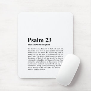 Tapis De Souris Psaume 23 NKJV Le Seigneur est Mon Pasteur