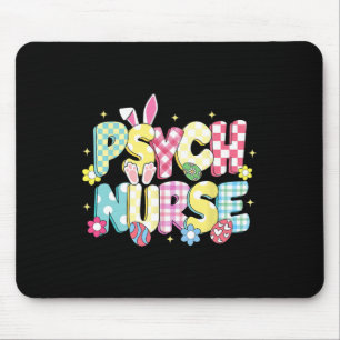 Tapis De Souris Psychédélique Rétro Infirmière Oreille de Lapin Dr