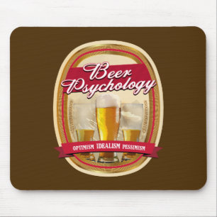 Tapis De Souris Psychologie de la bière