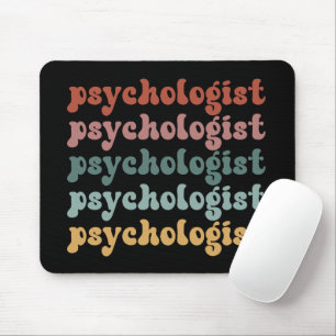 Tapis De Souris Psychologue Rétro Psychologie Étudiante Diplôme