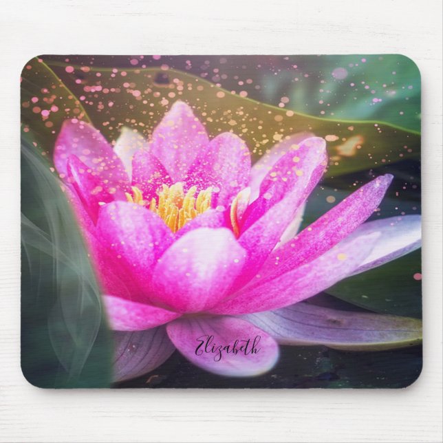 Tapis De Souris Psychologue Thérapiste Zen, Lotus (Devant)