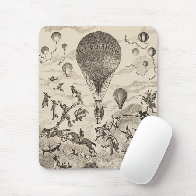 Tapis De Souris Publicité Française Pour Le Fabricant De Ballons (Avec souris)