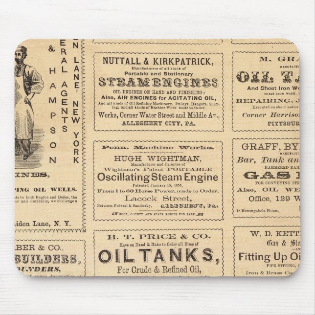 Tapis De Souris Publicités (Devant)