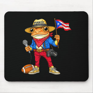 Tapis De Souris Puerto Rico coqui grenouille musique de rue footba