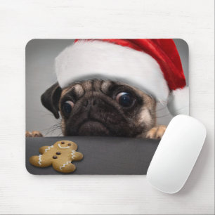 Tapis De Souris Pug de Christmas