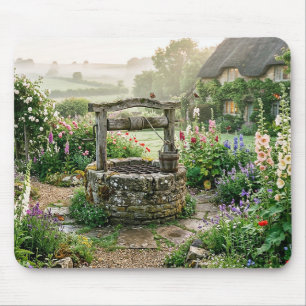 Tapis De Souris Puits de jardin de cottage