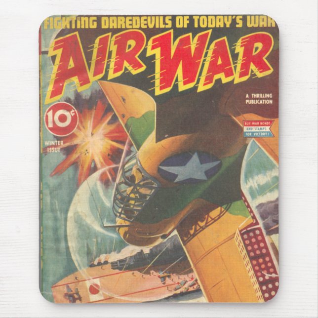 Tapis De Souris Pulpe de guerre aérienne (Devant)