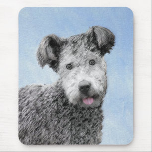 Tapis De Souris Pumi Peinture - Cute Original Chien Art