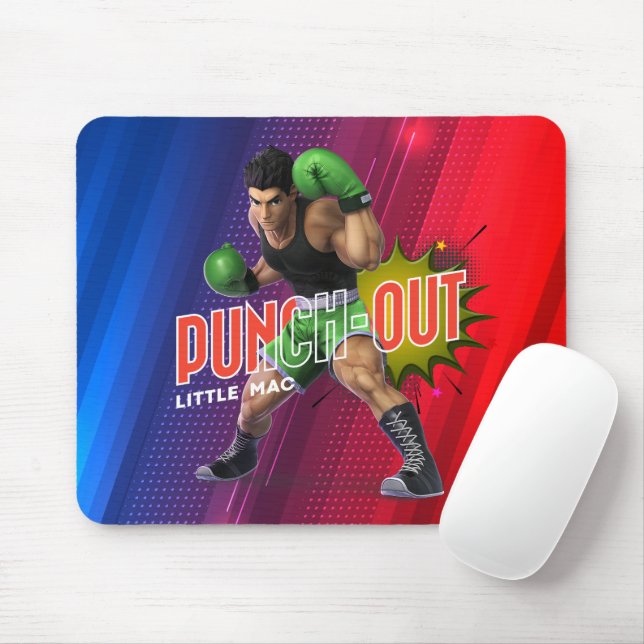 Tapis De Souris Punch Out (Boxing Sport) | (Avec souris)